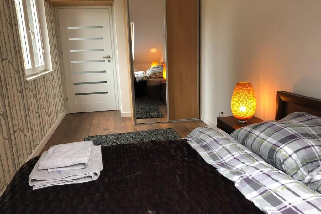 Dwupoziomowy Apartament Nad Jeziorem W Lesie Augustów Exterior foto